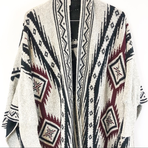 My Beloved Aztec Print Shrug - Picture 3 of 6